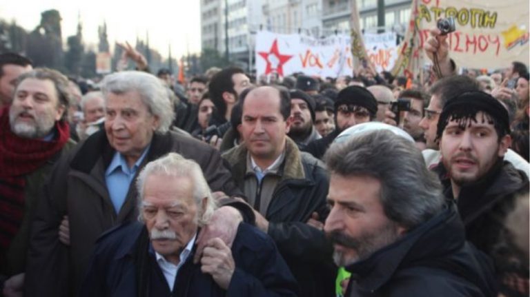 H έκκληση Μίκη – Γλέζου για την Ελλάδα και την Ευρώπη του 2011
