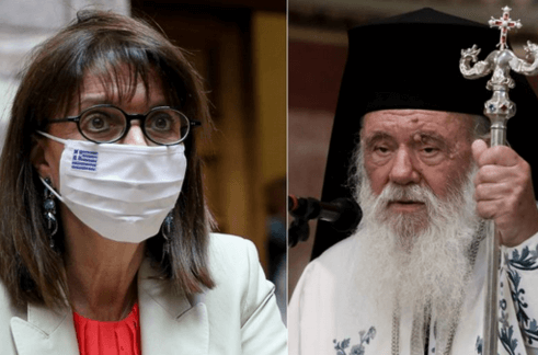 Η Πρόεδρος της Δημοκρατίας και ο Αρχιεπίσκοπος