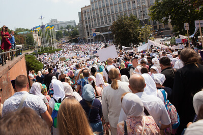 Εκατοντάδες χιλιάδες Ουκρανοί για τα 1.033 χρόνια από τη βάφτιση των Ρως