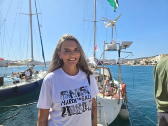 Πέτη Πέρκα: Στον στόλο του Global Sumud Flotilla – «Δεν θα φύγω αν δεν φύγει και ο τελευταίος της αποστολής»