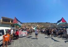 Και στη Γαύδο διαδήλωση κατά της γενοκτονίας!